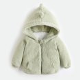 thumbnail image 2 of Odeerbi 2025 Newborn Infant Baby Boys Girls dinosaur Hooded Pullover Tops Warm Clothes Coat, 2 of 4