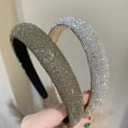 thumbnail image 4 of Women's Rhinestone Hairband Headband Hair Band Hoop Accessories, 4 of 6