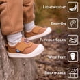 thumbnail image 5 of JAN & JUL Girls' Easy-On Toddler Shoes with Flexible Soles for Summer (Pink Rainbow, Size 8 Toddler), 5 of 8