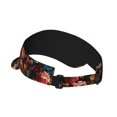 thumbnail image 2 of Balery Rose Flowers Sport Wear Athletic Visor Sun Sports Visor Hat Visor Adjustable Cap for Women and Men (One Size), 2 of 7