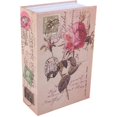 thumbnail image 1 of Caja de Seguridad, Caja Fuerte para Libros Haofy con Llave, Caja de Efectivo con Forma de Diccionario, Caja Fuerte para Libros con Cerradura para Guardar Dinero, Estilo Diario de Rosas, 1 of 5