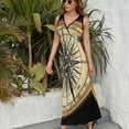 thumbnail image 6 of Reverse Pole Compass Sleeveless Dress Dresses Women Summer Evening Dresses Ladies Bohemia Long Dresses, 6 of 9