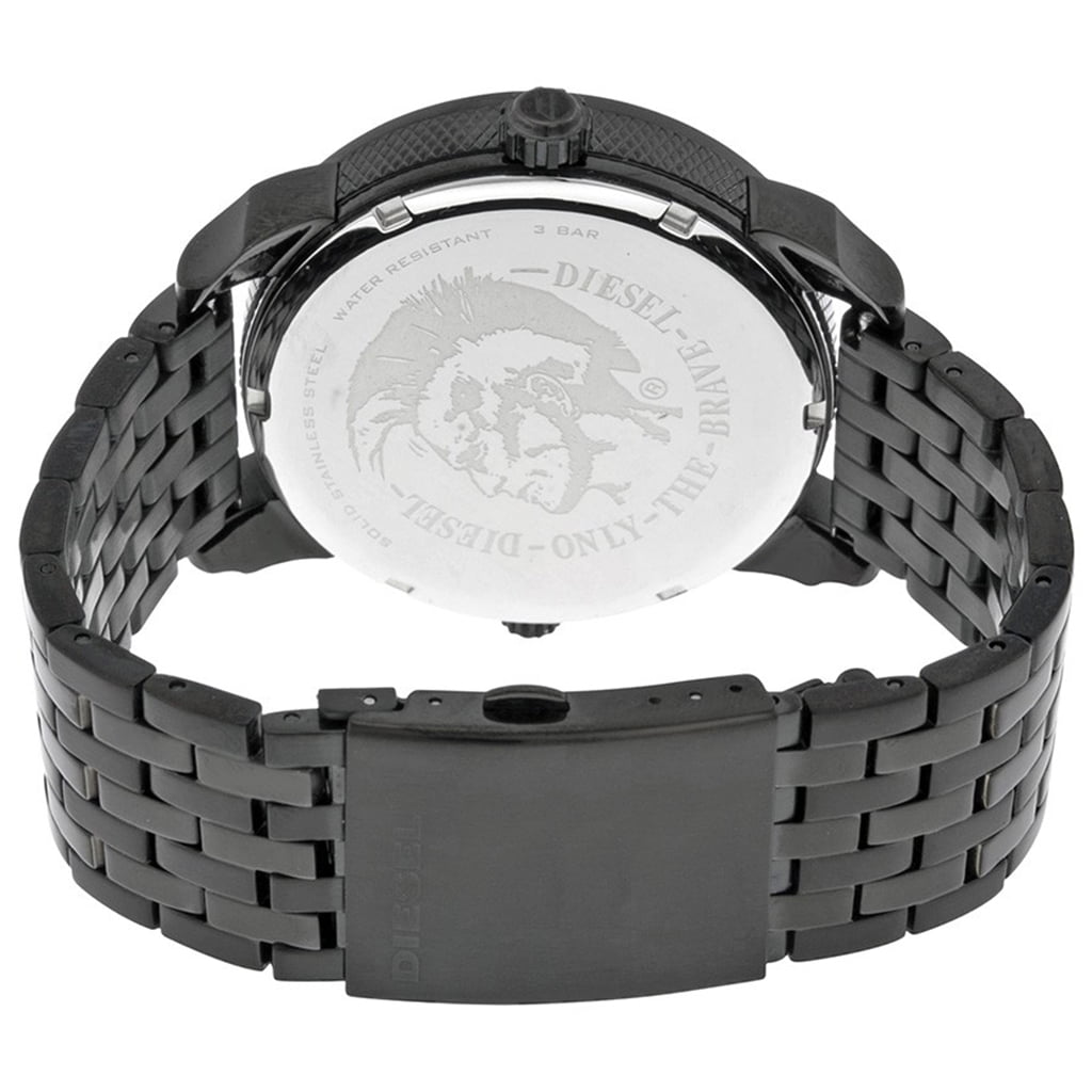 diesel watch black chain