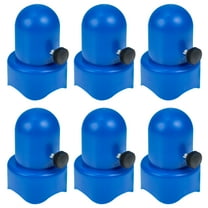 MEIBUTYUP 6 Sets Trampoline Anchors Plastic Round Enclosure Accessories Assorted Colors Secure Ground Stakes