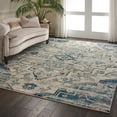 thumbnail image 6 of Nourison Fusion Oushak Center Medallion Cream/Blue Area Rug, 6 of 8