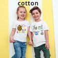 thumbnail image 2 of Nueva camiseta de algodón con diseño de huevos de Pascua para niños y hermanos, ropa para niños con bonito conejito, camiseta para bebé niño o niña, 2 of 5
