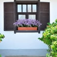 thumbnail image 4 of 12 Bundles Artificial Daffodils Flowers Faux Plastic Lotus Shrubs UV Resistant No Fade Faux Greenery For Bridal Bouquet Home Garden Hanging Planter Porch Patio Office Wedding Decoration, 4 of 7