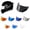 Deep Black-Day Use, variant on Draken Helmet Visor for AXXIS Eagle, Eagle SV, V18B Face Shield Tinted Lens Accessories