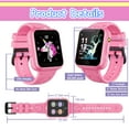 thumbnail image 2 of SZBXD Kids Game Smart Watch for Boys Girls,Smart Wristwatch for Kids with 24 Games 5 Language 3 Alarms 2 Cameras Music Torch Pedometer Calendar,Best Gifts for Children(Pink), 2 of 7