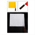 thumbnail image 3 of Bandera Amarilla de Árbitro Deportivo 4 Piezas Bandera de Árbitro de Eventos de Atletismo Bandera de Portería de Fútbol Bandera de Abanderado Manejar de Esponja, 3 of 5