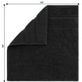 thumbnail image 3 of American Soft Linen Premium Genuine Turkish Cotton 4-Piece Washcloth Set - Black, 3 of 3