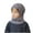Kids Hats, Scarves & Gloves Sets Gray, variant on Winter Hat Scarf Sets for Boys Girls Thermal Warm Knitted Beanies Neck Gaiters Size 1-11 Youth Casual Solid 2 Piece Fleece Lined Hats & Scarves Set
