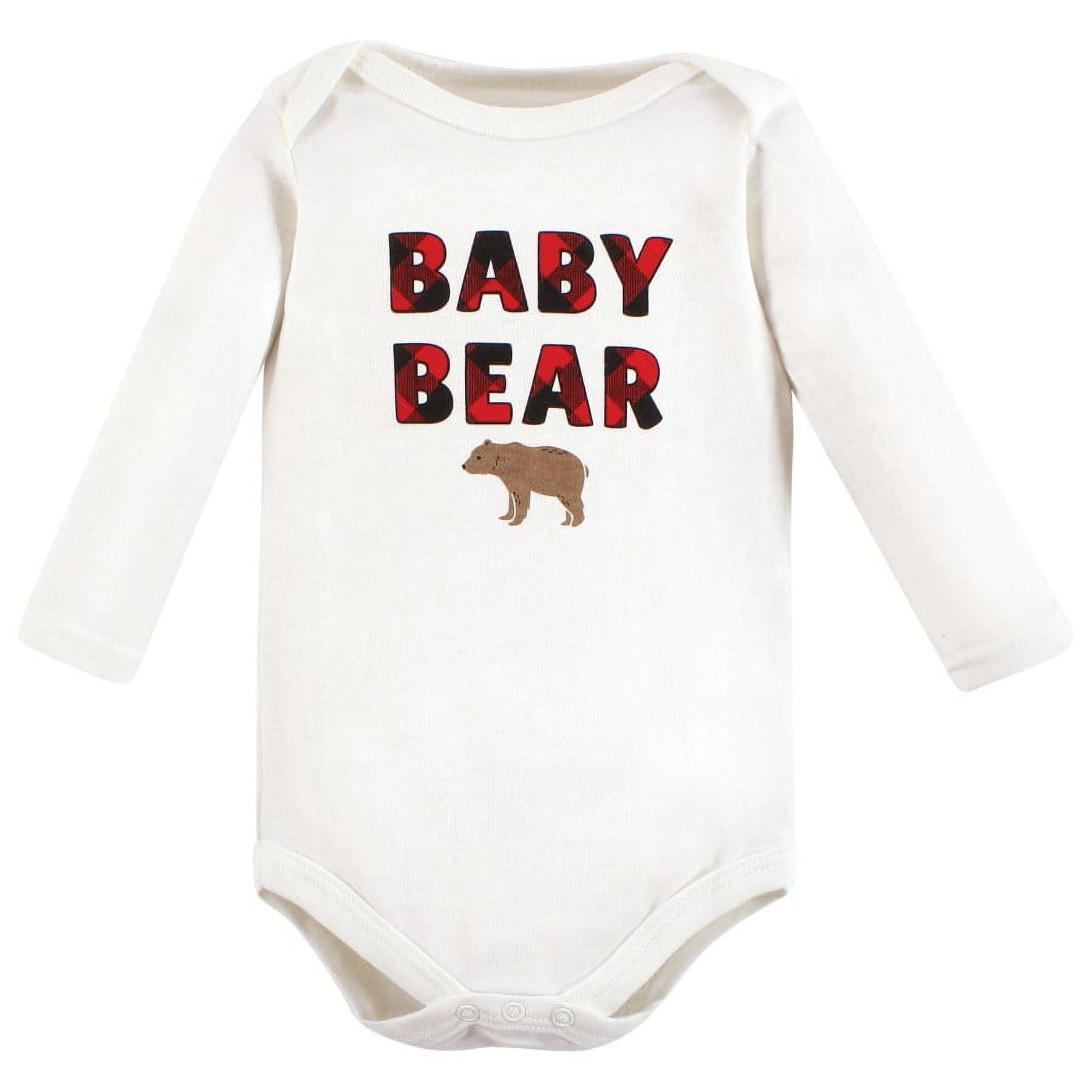 Hudson Baby Cotton Long-Sleeve Bodysuits, 7-Pack, Newborn-24 Months