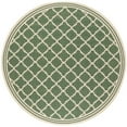 thumbnail image 5 of SAFAVIEH Indoor Outdoor BHS121Y Beach House Green / Creme Rug, 5 of 9