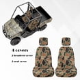 thumbnail image 5 of KUIFORTI Camouflage UTV Seat Covers Water-Resistant Easy Installation Seats Cover for UTV Compatible with Rhino 700 660 450 2004-2021 Fits with Rhino Bucket Seat Cover with Headrest Covers, 5 of 7