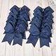 thumbnail image 5 of Cheer Bows CEELGON, purpurina azul marino con diamantes de imitación, 12 unidades, 5 of 7