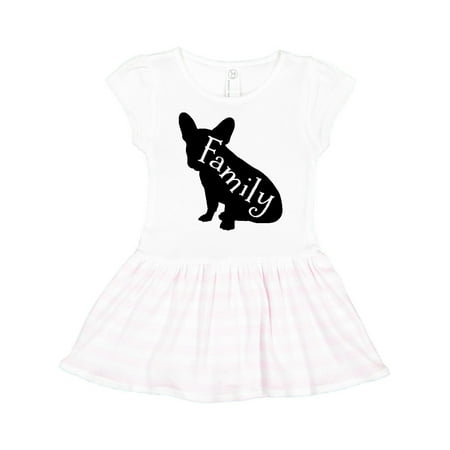 

Inktastic Family Dog- French bulldog Gift Toddler Girl Dress