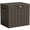 Brown, variant on Homall 31-Gallon Resin Deck Box with Lockable Lid, Multi-Functional Outdoor Storage Bench for Patio, Garden, and Backyard, Black