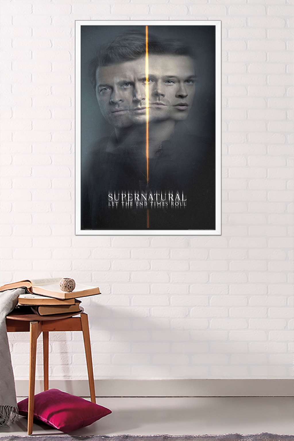 Supernatural - Dual Faces Wall Poster, 22.375" x 34", Framed