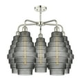 thumbnail image 6 of Innovations Lighting 516-5Cr-23-26 Cascade Chandelier Cascade 5 Light 26" Wide Chandelier, 6 of 7