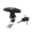 thumbnail image 5 of CUTICATE T Handle Lock with Keys,Easy to Install Shed Door Latch Keyed T Handle Lock Kit for Tool Box, Vehicle, Trucks, Car, Vehicles Black, 5 of 8