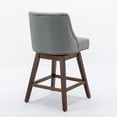 thumbnail image 5 of MIKIBAMA 26'' H Seat Height Upholstered Bar Stools Set of 2, 5 of 11