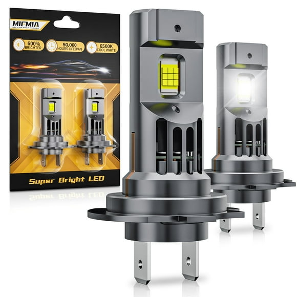 Bombillas LED MIFMIA H7 36000LM 6500K Blanco Frío Paquete de 2