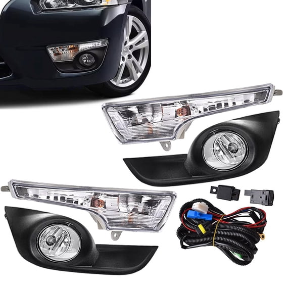 For 2013-2015 Nissan Altima Pair Fog Light & Corner Turn Signal Lamp w/ Wiring