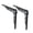 Simple-Black, variant on Sungmor 7.3" Cast Iron Shelf Brackets, Wall Hanging Support, Black, 2-Piece