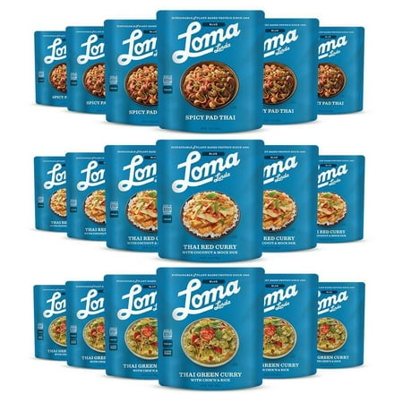 Loma Linda Blue - Mixed Thai Vegan Meals - 18 Pack
