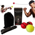 thumbnail image 1 of Bandeau de Boxe Réflexe, Bandeau de Frappe, Équipement d'Entraînement MMA, Équipement de Boxe, Équipement d'Entraînement à Domicile pour Hommes, Ensemble de Boxe pour Enfants, Ballon Réflexe de Boxe, 1 of 8