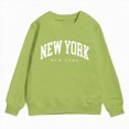 thumbnail image 4 of Girls Sweatshirt Graphic Sweatshirts for Teen Girls Crewneck Oversized Sweatshirt Kids Fashion Long Sleeve Pullover Tops Kaprioy Girls Sweatshirt, 4 of 4
