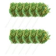 thumbnail image 2 of 10 pompones de plástico para animadoras, flores de mano de papel metálico, pompones para disfraces de animadoras, accesorios para bailes animados, 2 of 8
