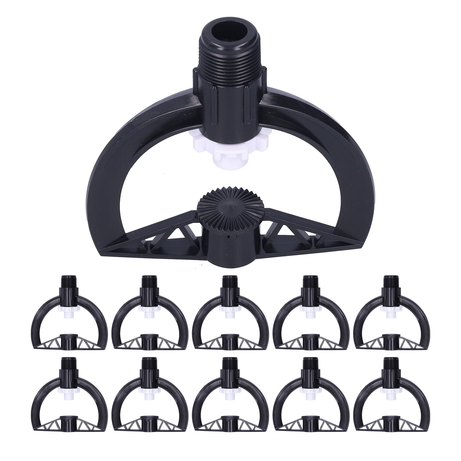 10Pcs Rotating Impact Sprinkler G3/4 Male Thread For Garden Lawn Greenhouse Irrigation