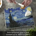 thumbnail image 7 of CounterArt "Starry Night" 3mm Tempered Glass Cutting Board 10" by 8", 7 of 7