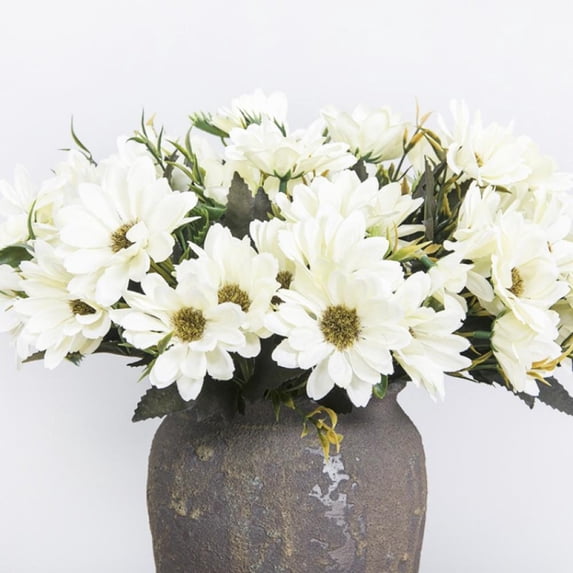 2pcs Artificial Flowers Outdoor Fake Plants Faux Plastic Flower in Bulk for Hanging Planters Porch Vase Home Window Decoration