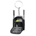 thumbnail image 2 of Mini Baseball Backpack Acrylic Key Chain Baseball Keychain Gifts For Father Baseball Gift For Players Seniors Mom Dad Team, 2 of 6