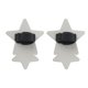 thumbnail image 4 of Ofertas Únicas 1 Par de Encantos para Cordones Brillantes Clips Decorativos de Zapatos en Tono Plateado, 4 of 5