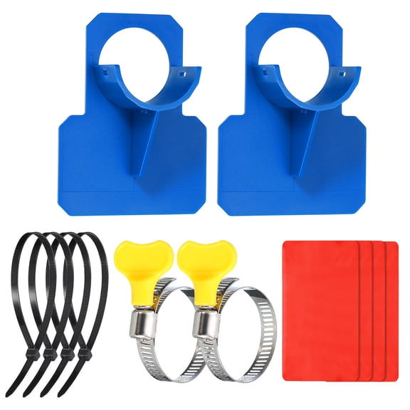 Swimming Pool Pipe Holder 2 Pack Pool Hose Bracket for Above Ground Pool Blue