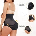 thumbnail image 2 of Shapewear for Women Waist Trainer Tummy Control Butt Lifter Panties Hi-waist Short Stomach Body Shaper Cincher Girdle, 2 of 7
