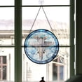 thumbnail image 3 of Luxury Christmas Gift - Airce Jet Christmas Stained Glass Hanging Ornament - Heirloom Holiday Tree Decor, Ideal Gift for Mom, Dad, Friends, Family 2025, 3 of 3