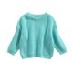 thumbnail image 1 of Suéter de punto de manga larga para bebés, ropa para niños y niñas, Tops de algodón para recién nacidos, 0-9M, Otoño, nuevo, 1 of 4