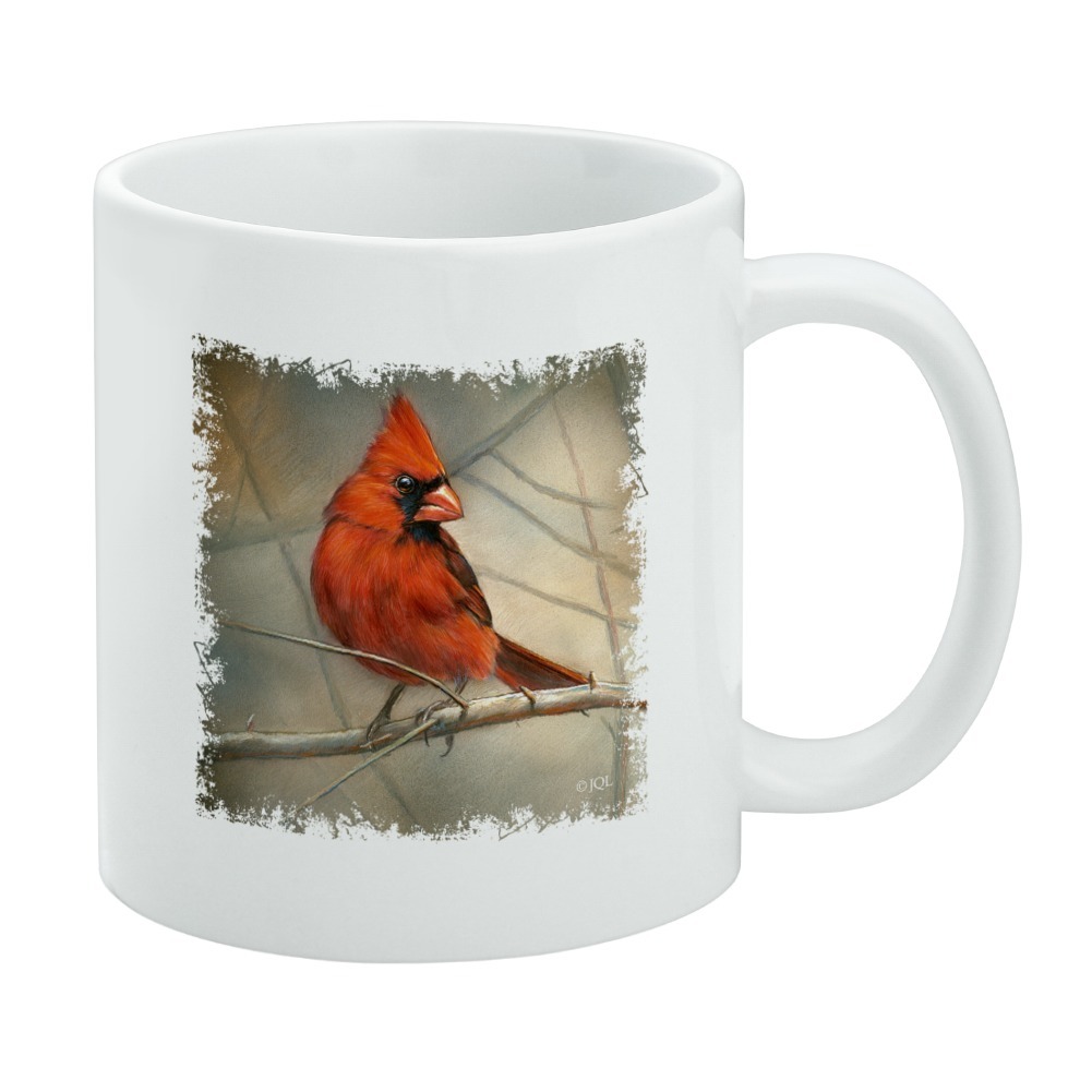 Orange Bird in a Tree mug