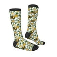 thumbnail image 3 of Balery Bees and Flower Printed Novelty Socks Men's Women's Crew Socks Sports Socks Knee High Socks Cotton Socks Quirky and Cool Socks, 3 of 9