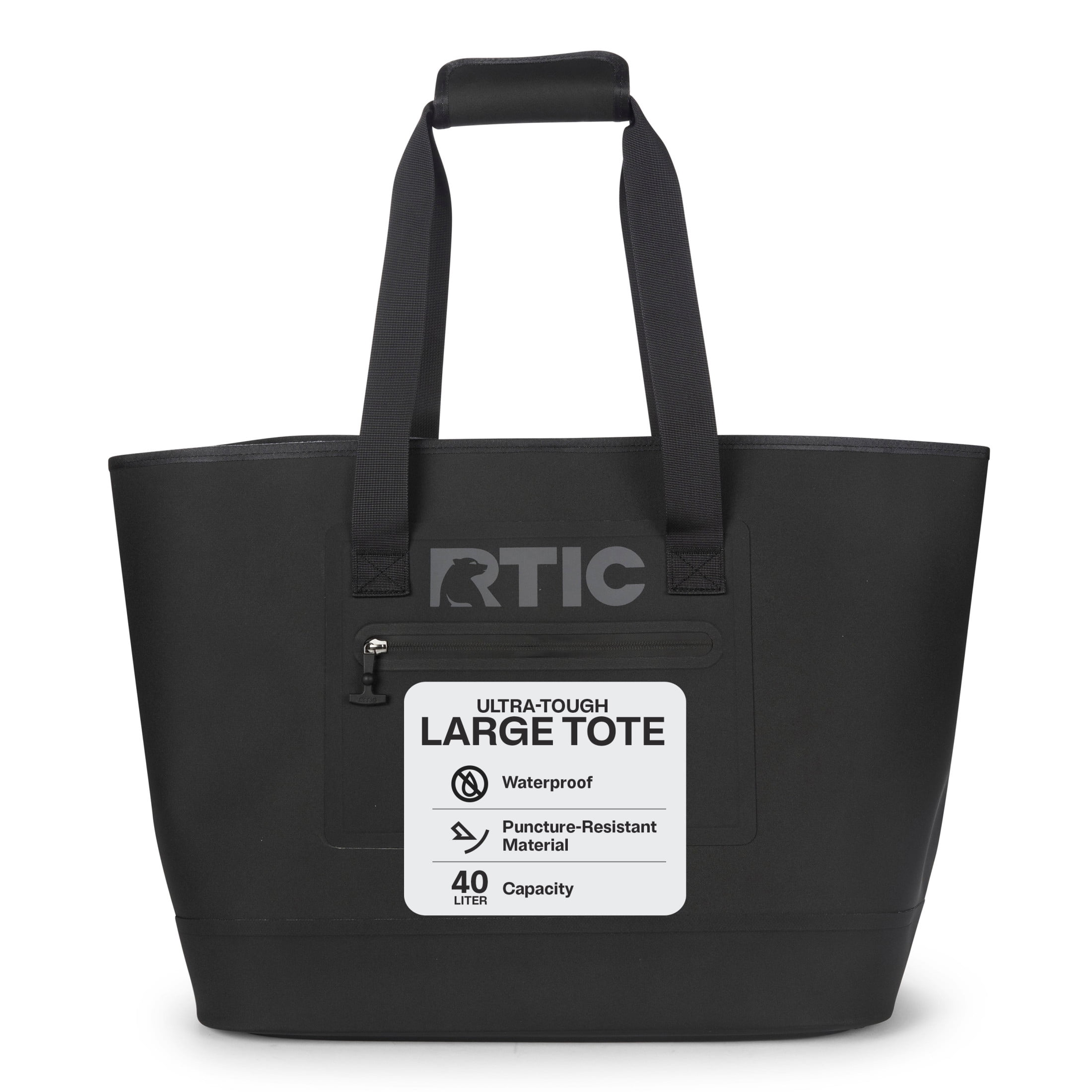 RTIC Ultra-Tough Tote Bag, 25L Waterproof, Black - Walmart.com