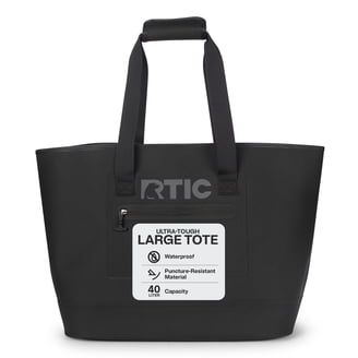 RTIC Ultra-Tough Tote Bag, 25L Waterproof, Black - Walmart.com