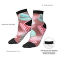 thumbnail image 6 of Pofeuu Pastel Macarons Delight Print 30cm Socks, Adult Running Hiking Socks for Youth and Adult, 6 of 7