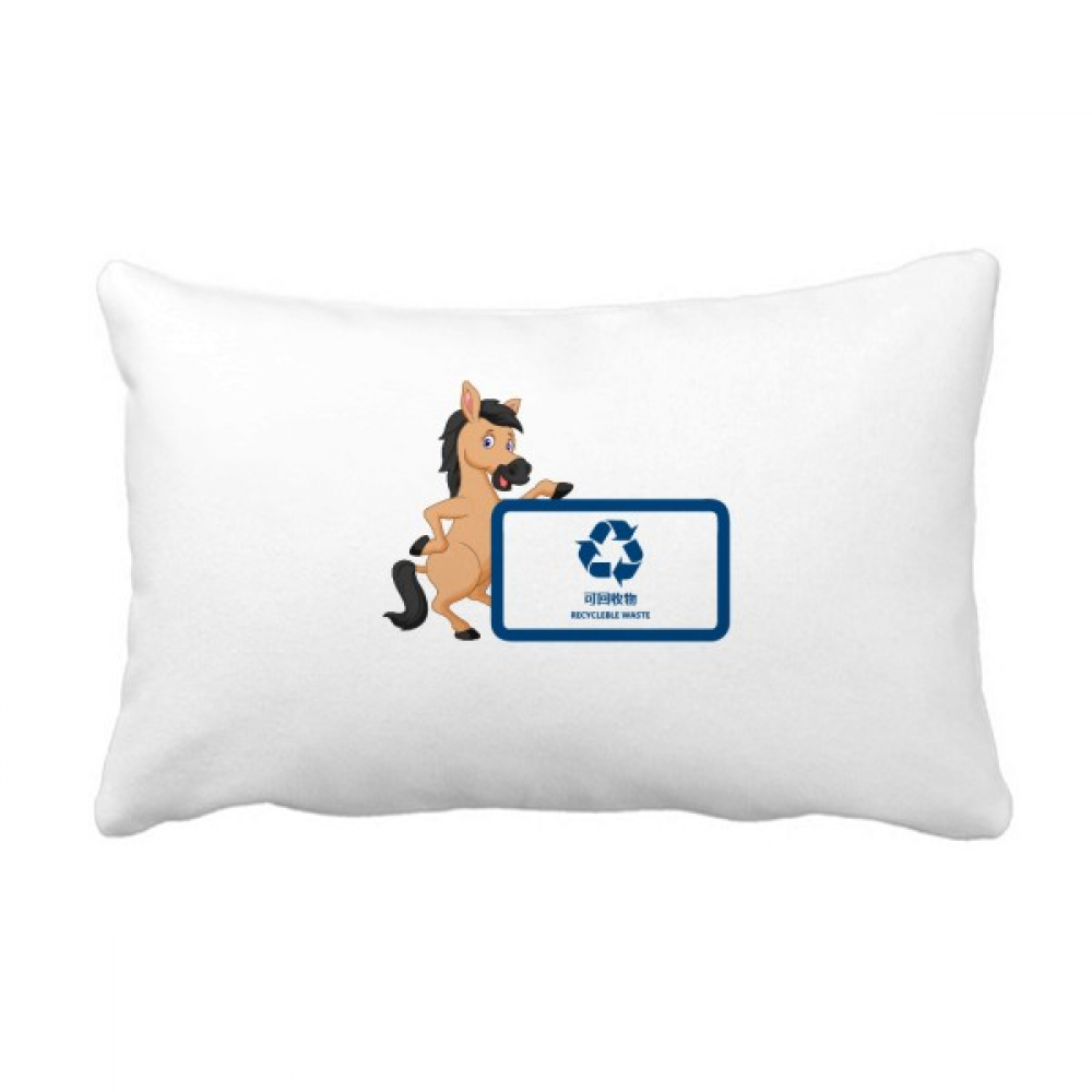 Waste Classification Treatment Recyclable Animals Throw Pillow Lumbar