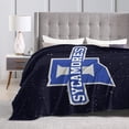 thumbnail image 4 of Indiana State Sycamores Original Fleece Blanket, Very Soft Microfiber Flannel Blanket for Couch Warm and Cozy for All Seasons, Black, 4 of 6