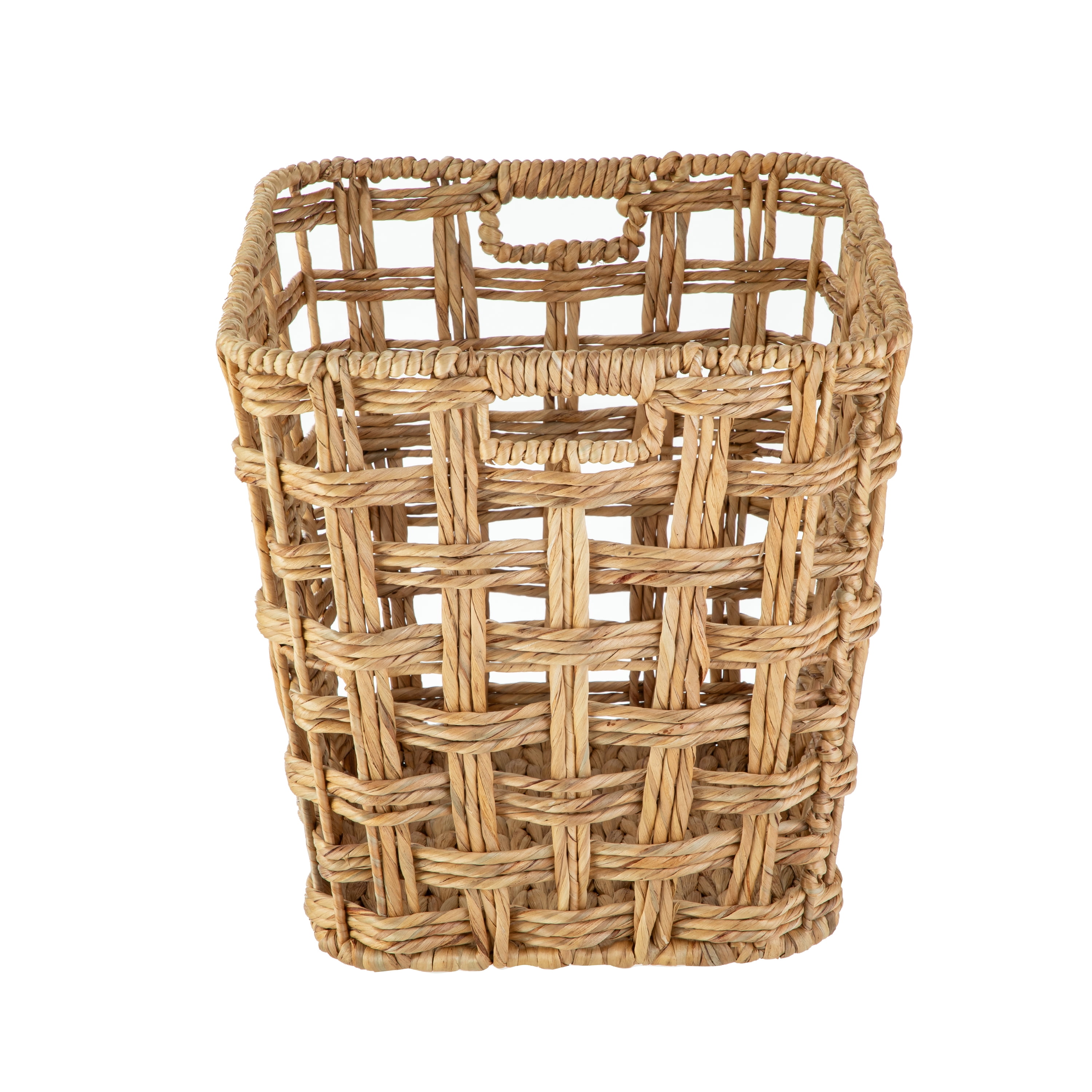 Better Homes & Gardens Extra Large Hyacinth Twist Storage Basket with Handles